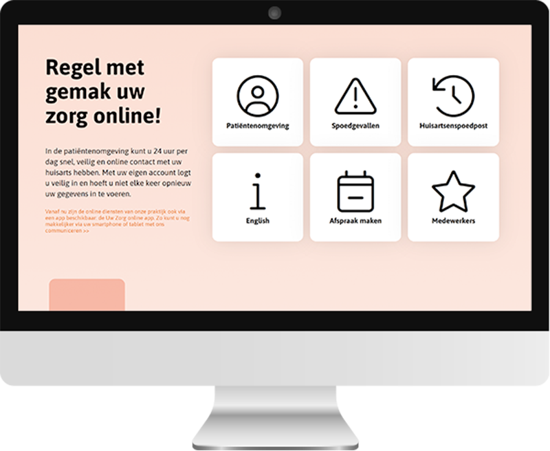 praktijkwebsite met gemak online